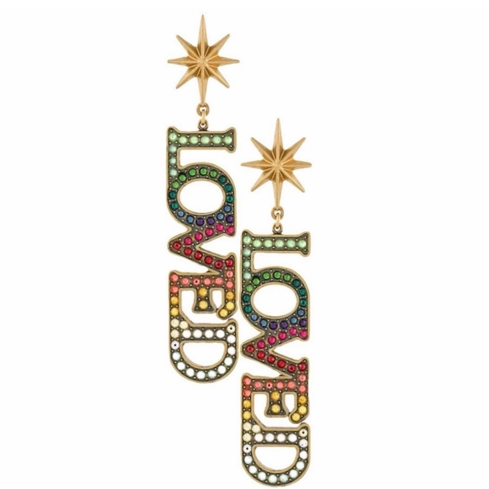 Gucci Multicolor 'Loved' Earrings” New in Box